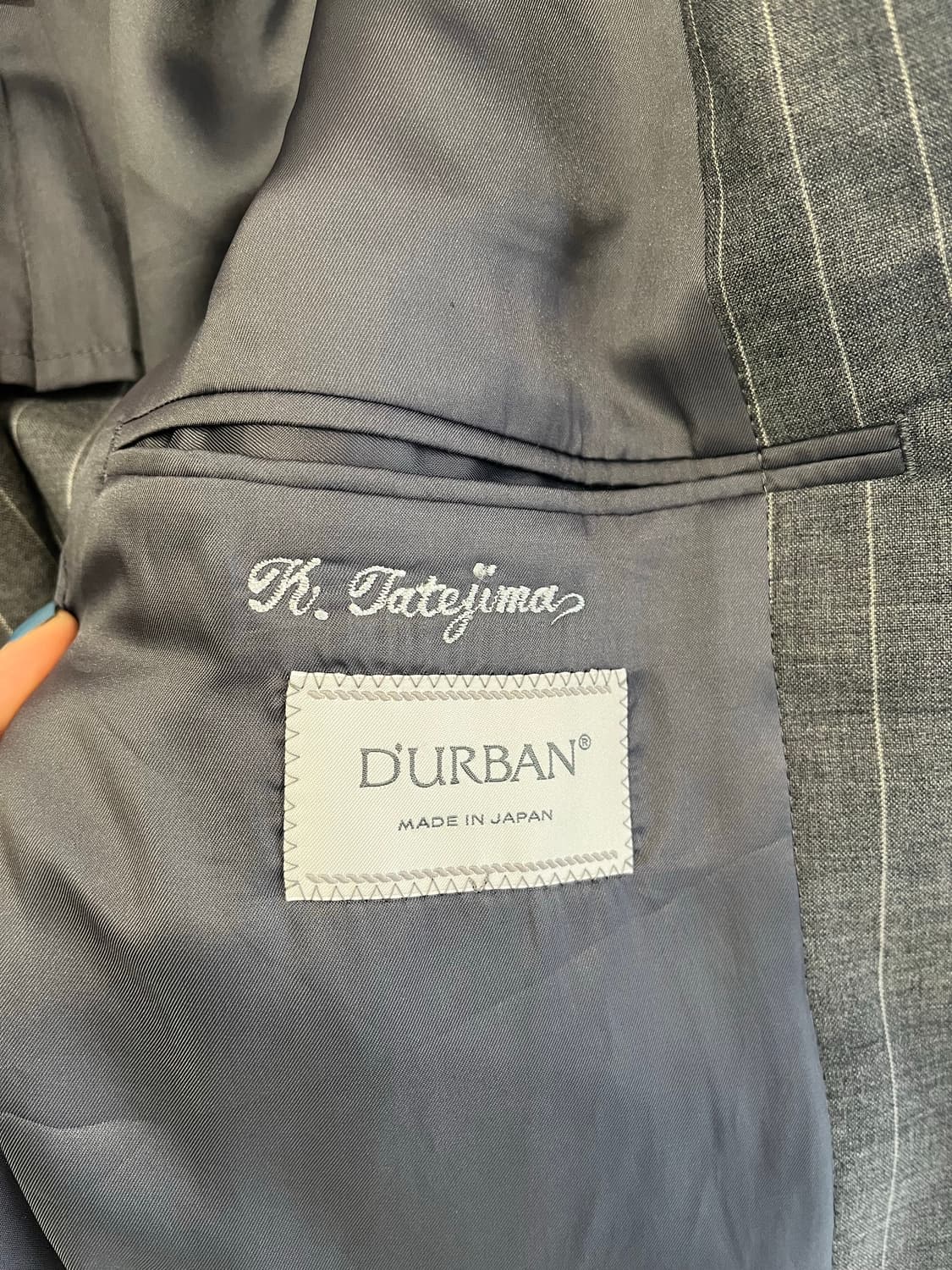 [D'URBAN] 메이드 인 재팬 프리미엄 울 블레이저 상품이미지6