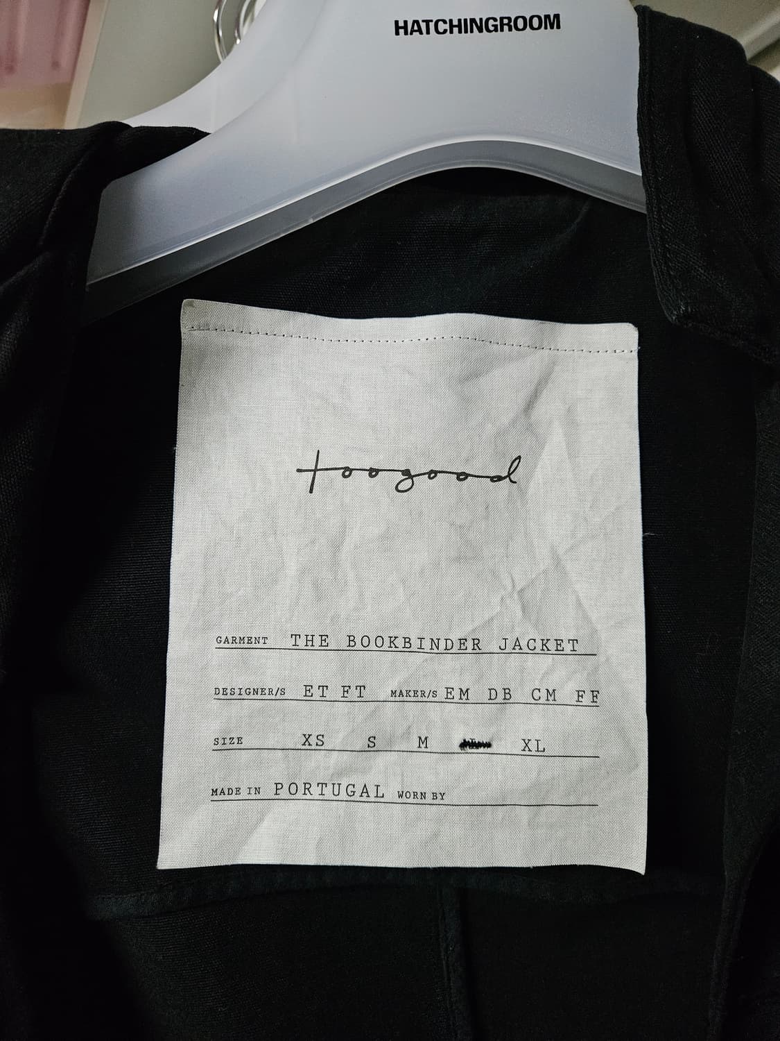 Toogood bookbinder jacket L사이즈 상품이미지4