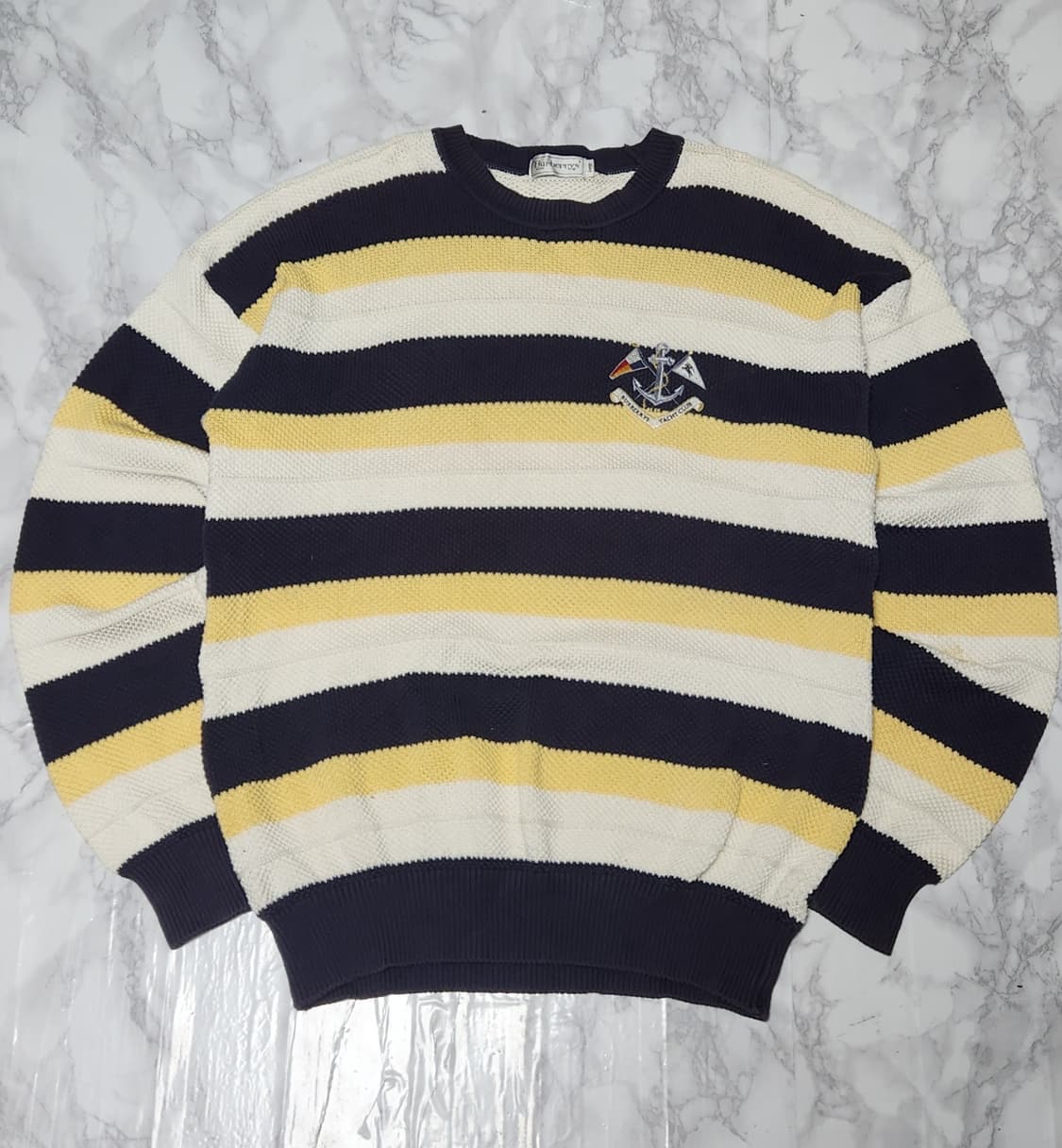 XL 버버리 90S 단가라 오버핏 니트 상품이미지1