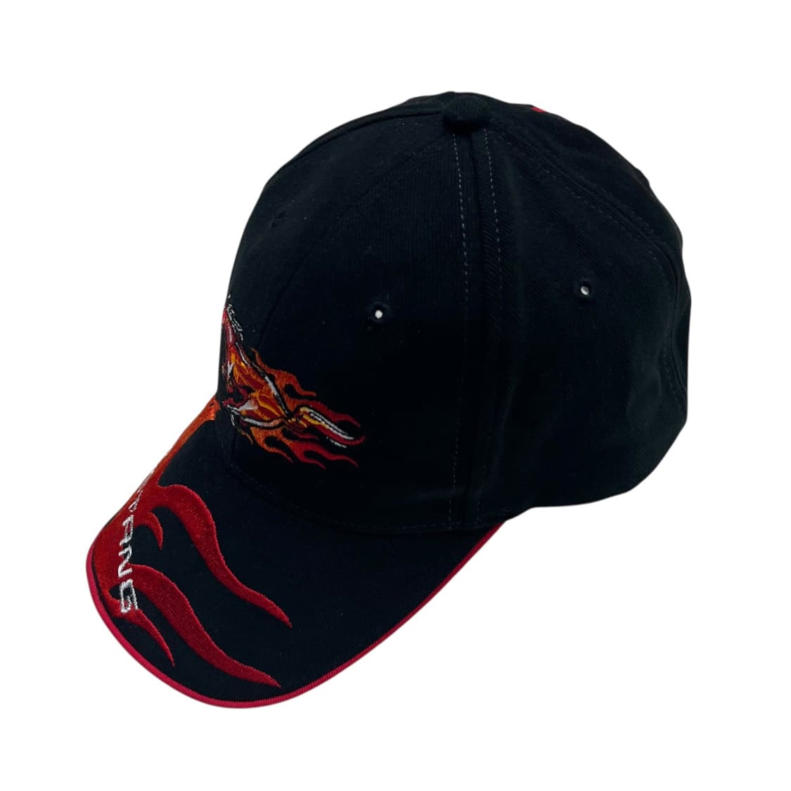 90's 포드 머스탱 파이어자수 블랙 볼캡 상품이미지5