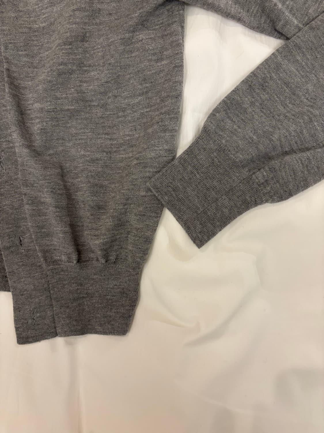 오라리 하드 트위스트 캐시미어 가디건 0사이즈 상품이미지6
