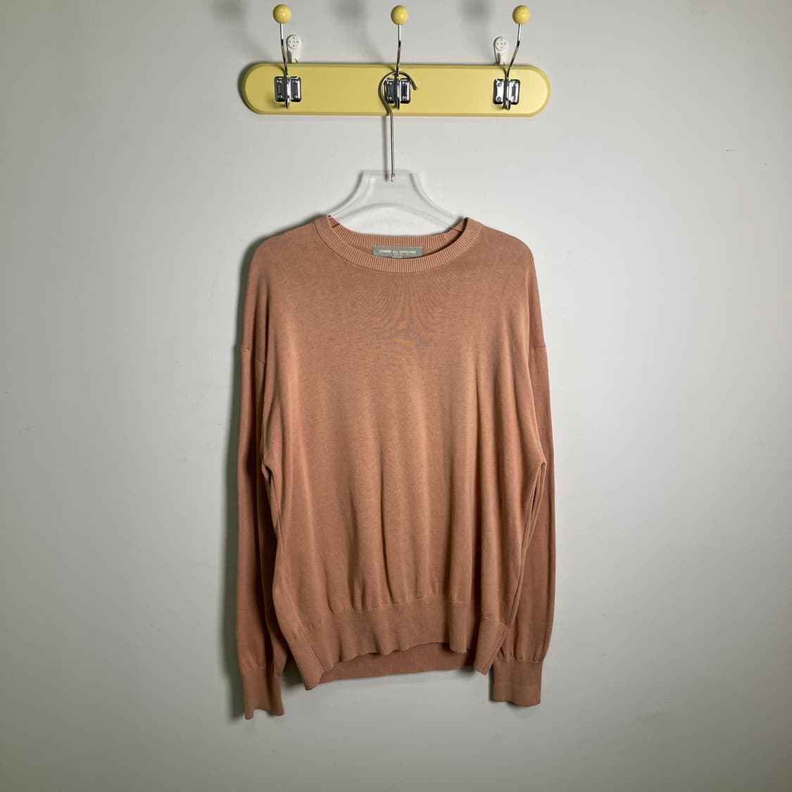 90's 꼼데가르송 옴므 크루넥 니트 스웨터 상품이미지1