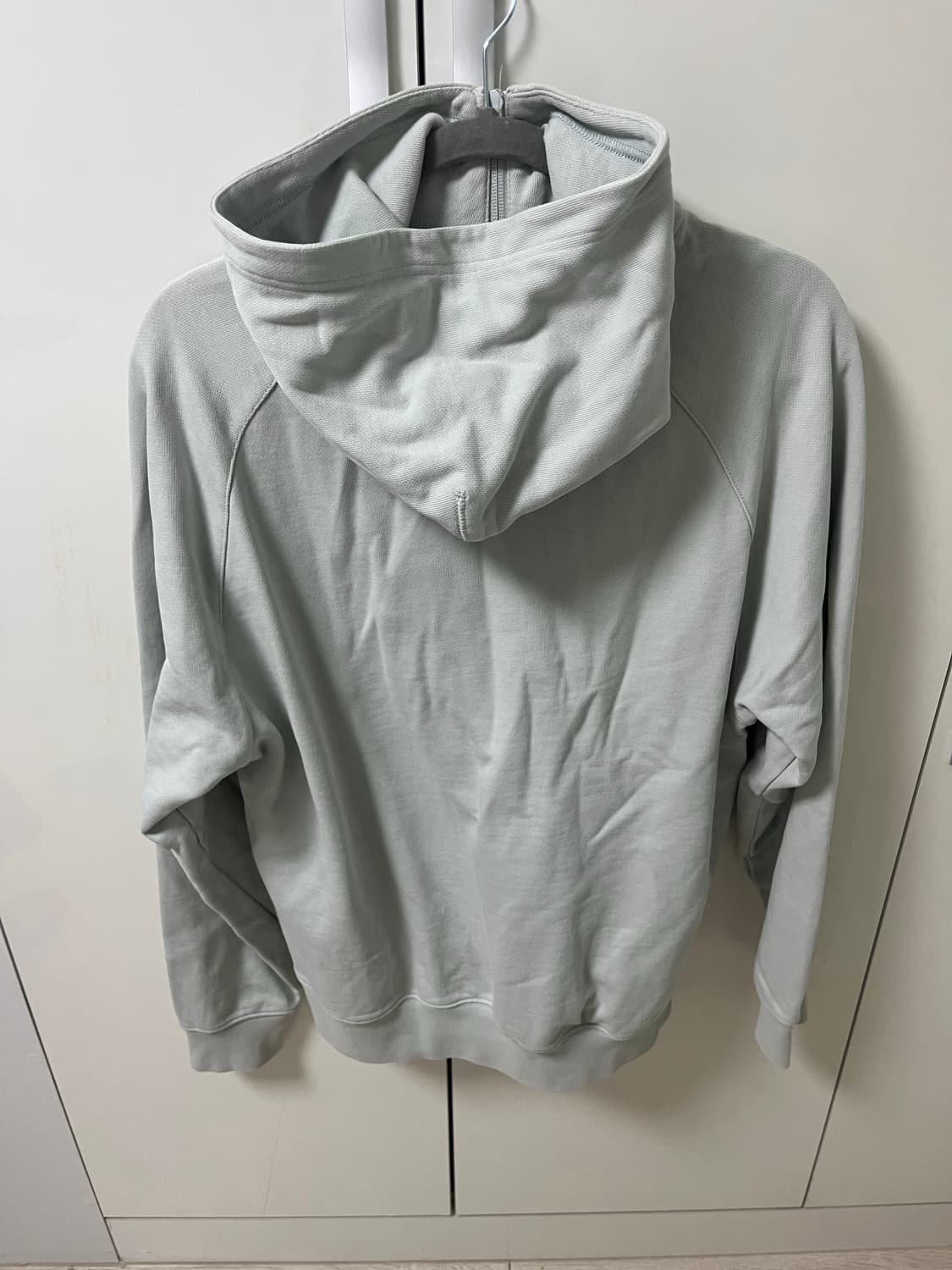 나이키 빅스우시 하프 집 플리스 후드 라이트 실버 상품이미지2