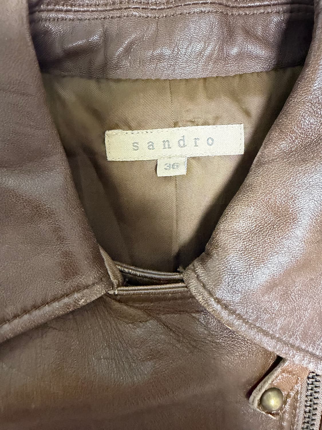 산드로 크롭 라이더자켓 상품이미지3