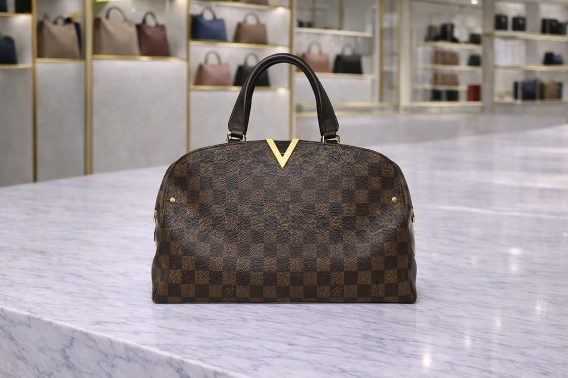 [A급] 루이비통 다미에 에벤 캔버스 켄싱턴 보울링 숄더백 판매합니다!! 상품이미지1