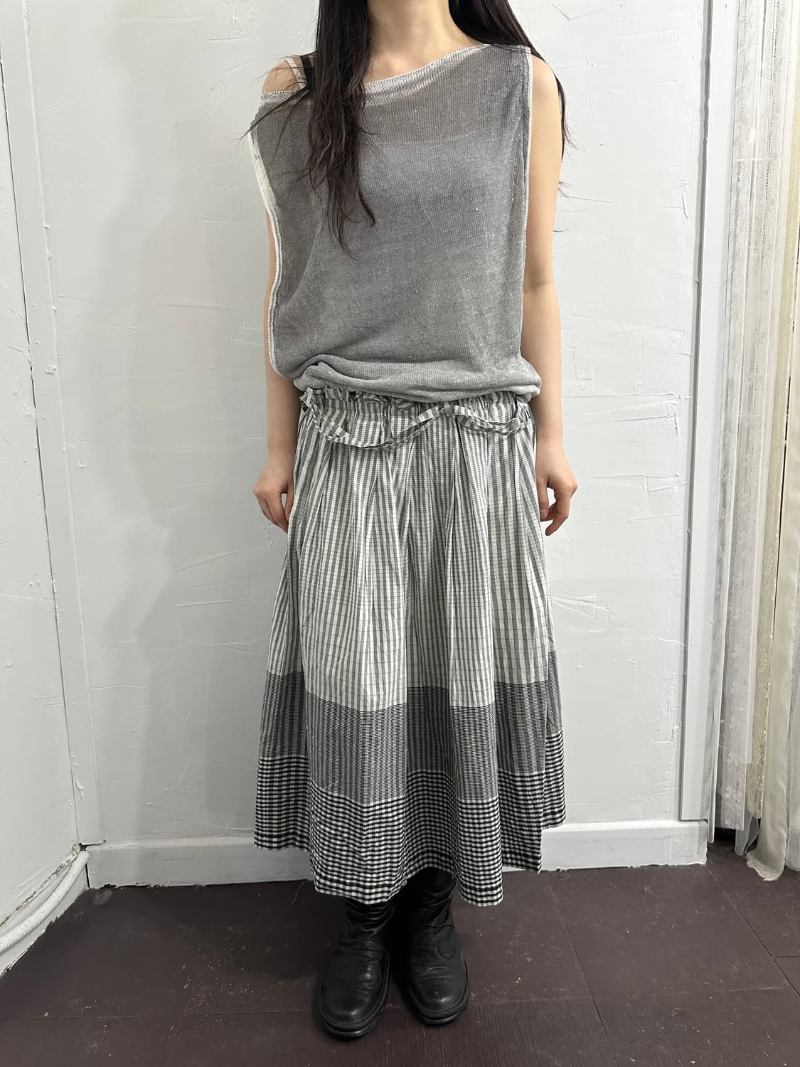 check skirt 상품이미지3