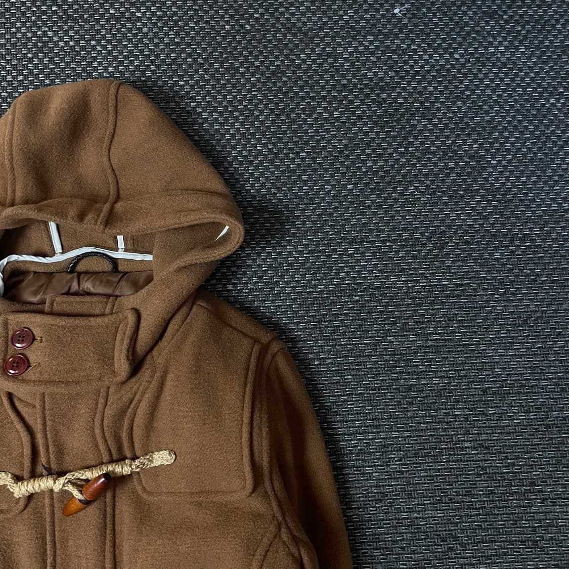 TBJ 브라운카멜 숏 더플코트 상품이미지3