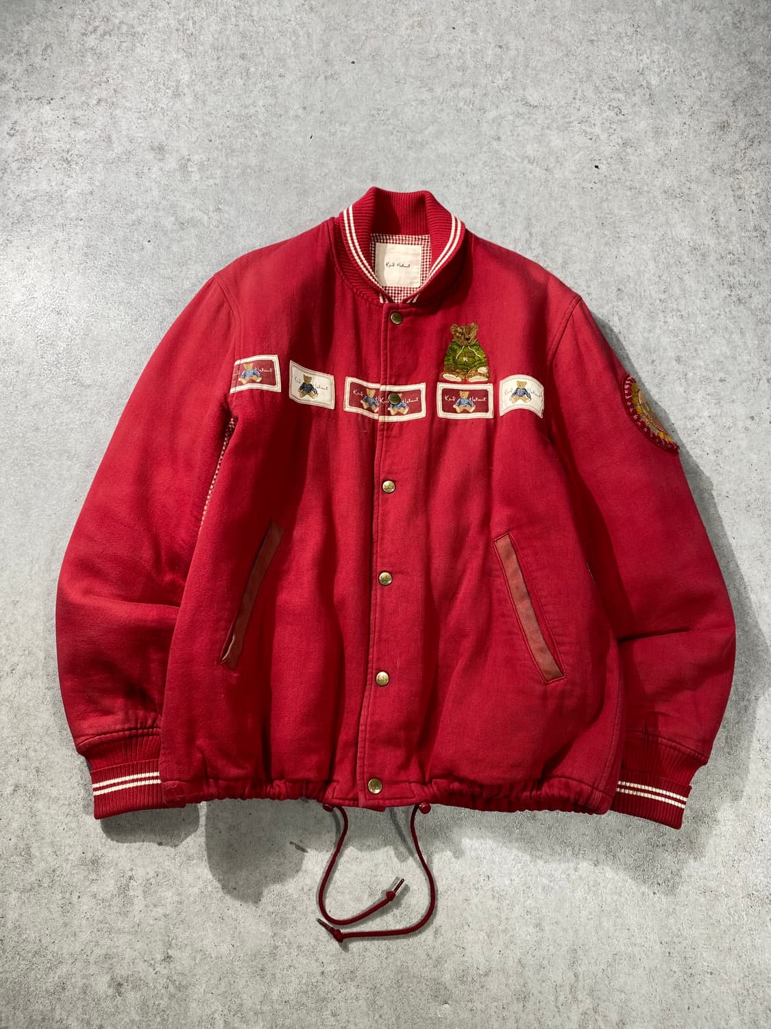 [M] 90s Karl Helmut 칼헬무트 테디베어 봄버자켓 상품이미지3