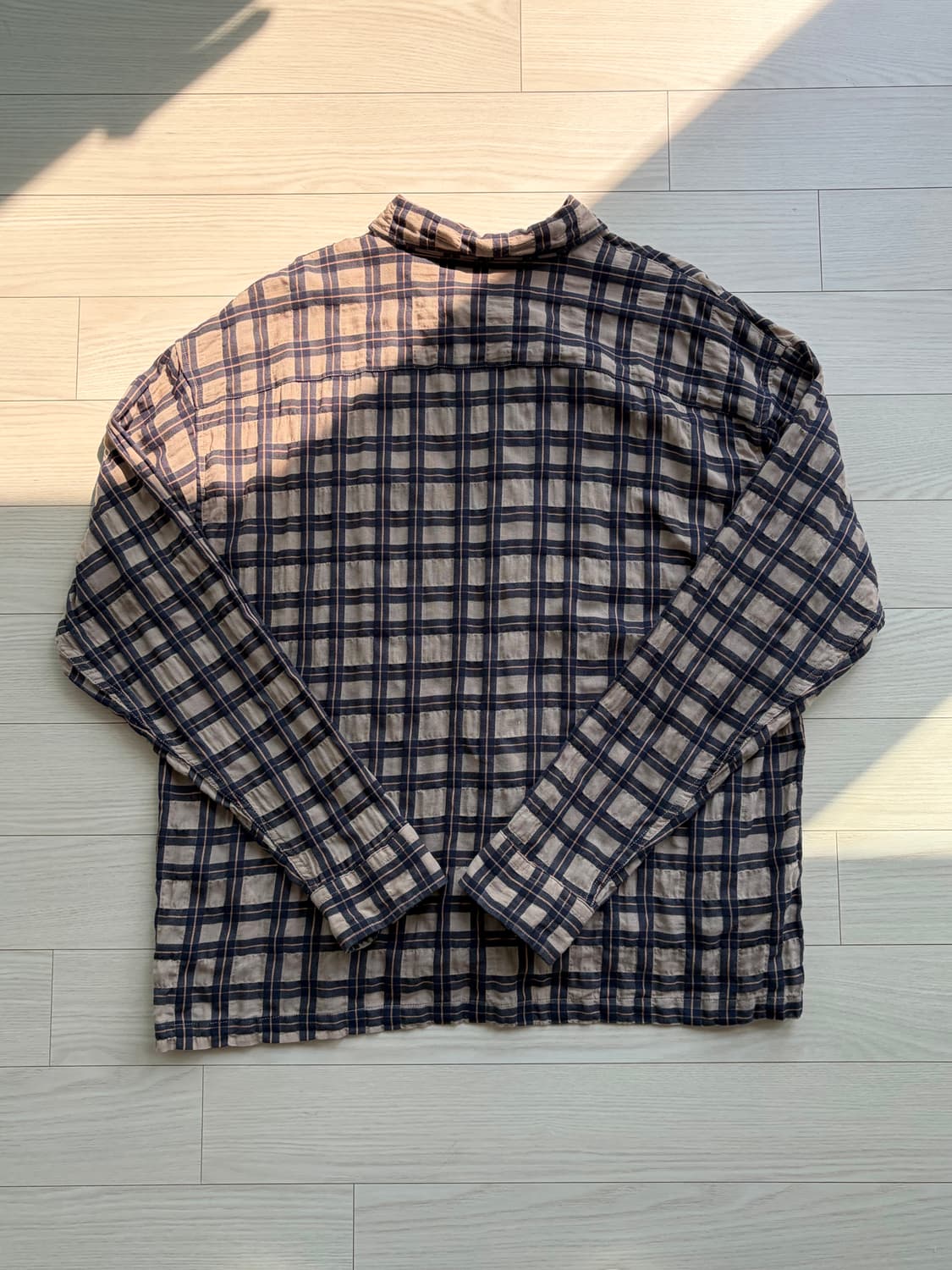 Stussy 스투시 소노마 플레이드 셔츠 탄 M (103) 상품이미지4