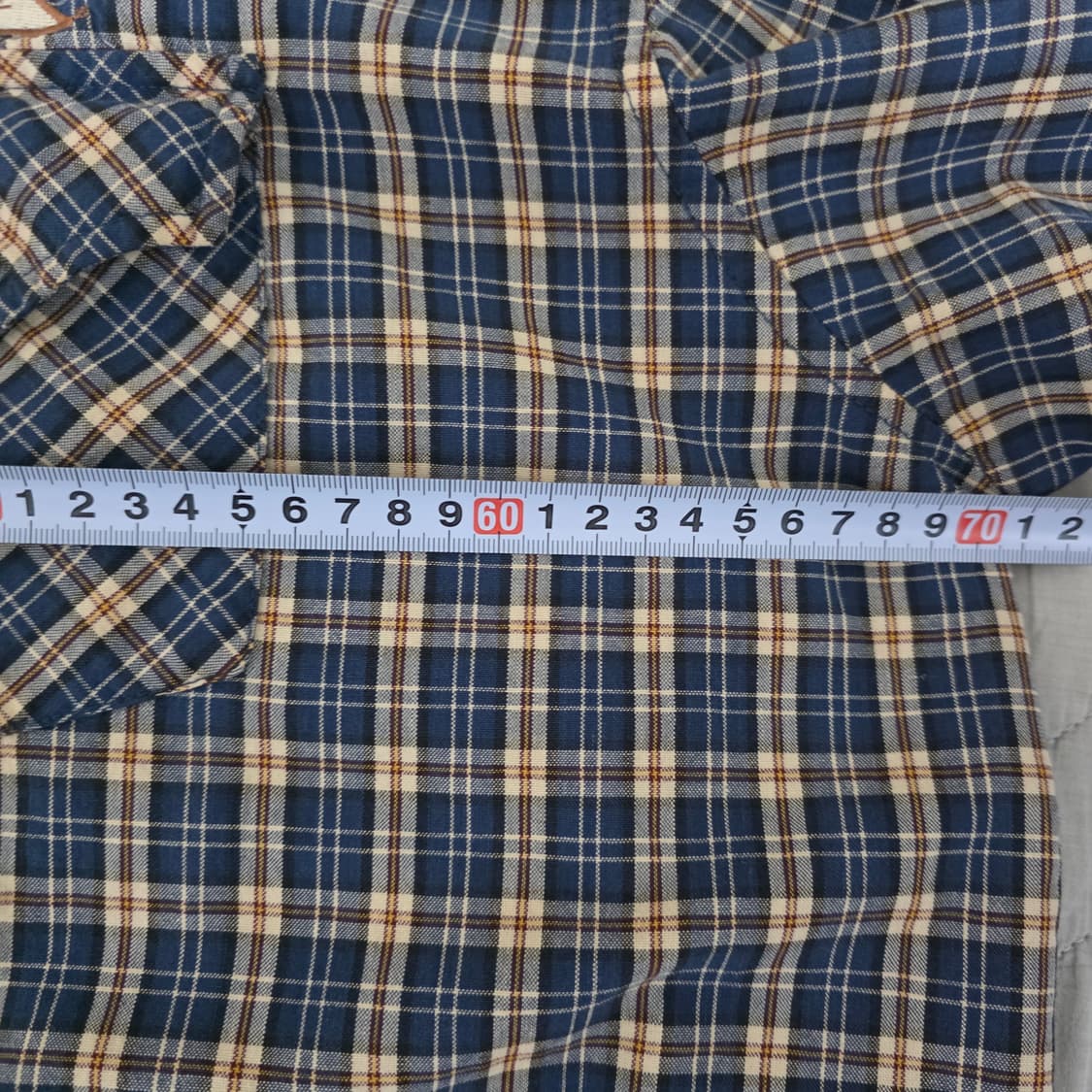 [2XL] 빈티지 WCC 웨스트 코스트 차퍼스 체크 셔츠 오렌지 베이스 상품이미지8