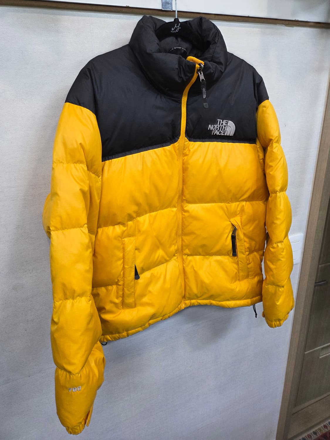 노스페이스 700 눕시 구스다운 패딩 노랑검 95 상품이미지6