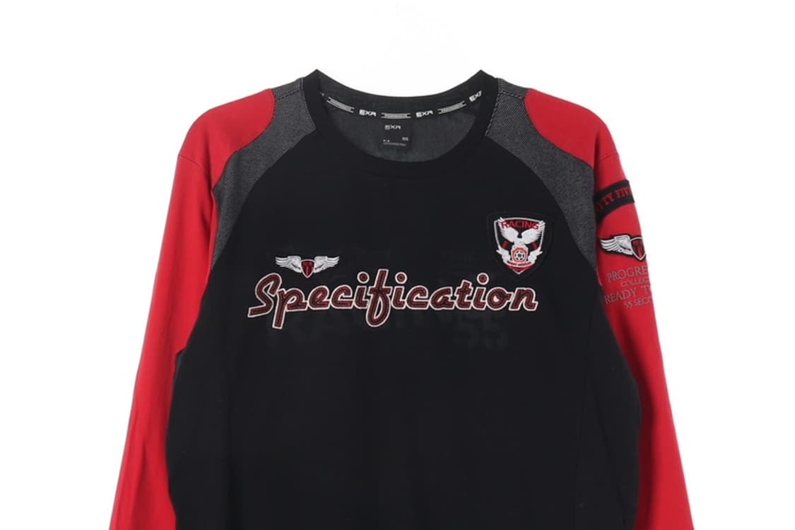 EXR 프로그레시브 레이싱 롱슬리브 블랙 XL 상품이미지3