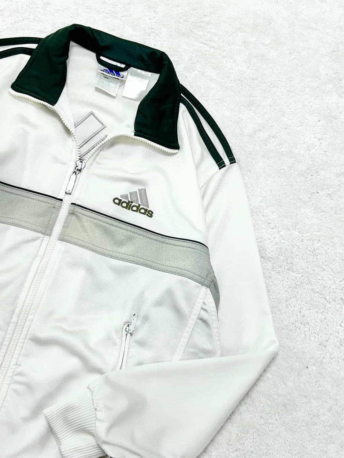 아디다스 90‘s 빅로고 화이트 져지 상품이미지6