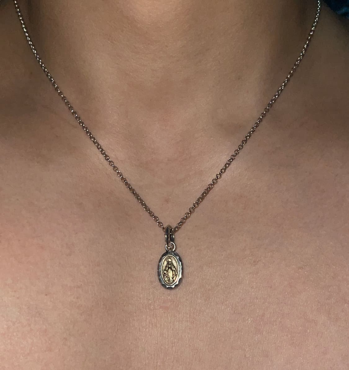 실버925 빈티지 마리아목걸이 50cm 상품이미지5