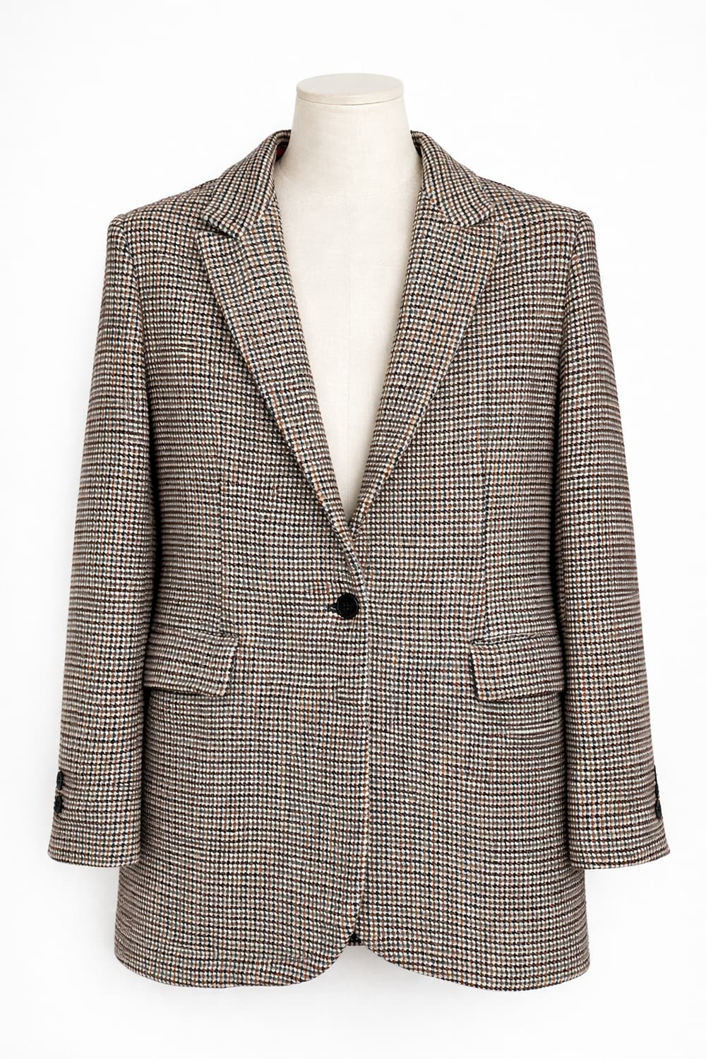 마쥬 하운드투스 여성 체크자켓 36 상품이미지1