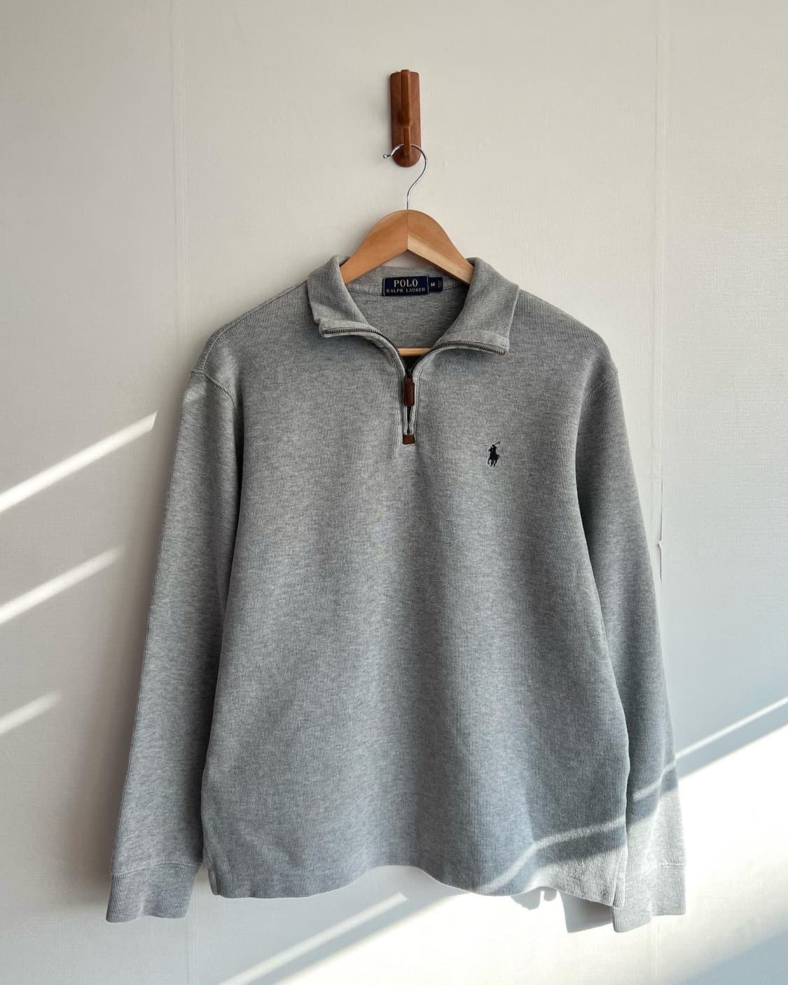 폴로 그레이 반집업  상품이미지2