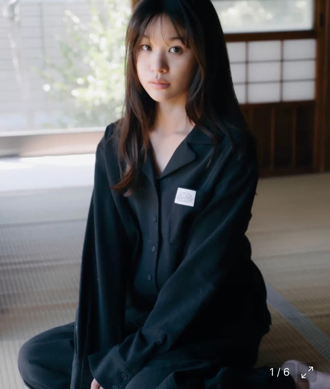 미세키서울 스파오 잠옷 파자마 블랙 새상품 상품이미지1