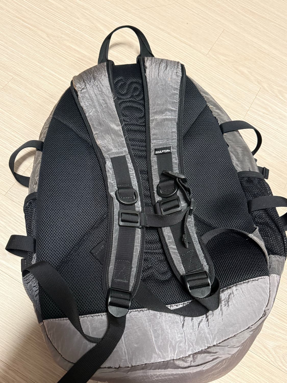 스컬프터 나일론 스트링 백팩 그레이/모브 상품이미지4