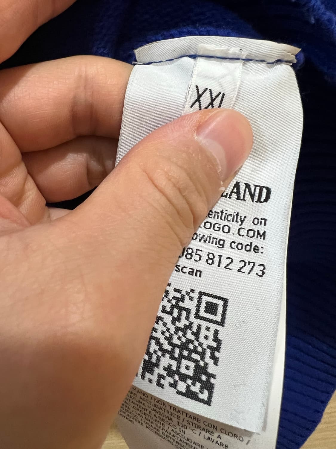 스톤아일랜드 반집업스웨터 2xl 상품이미지3