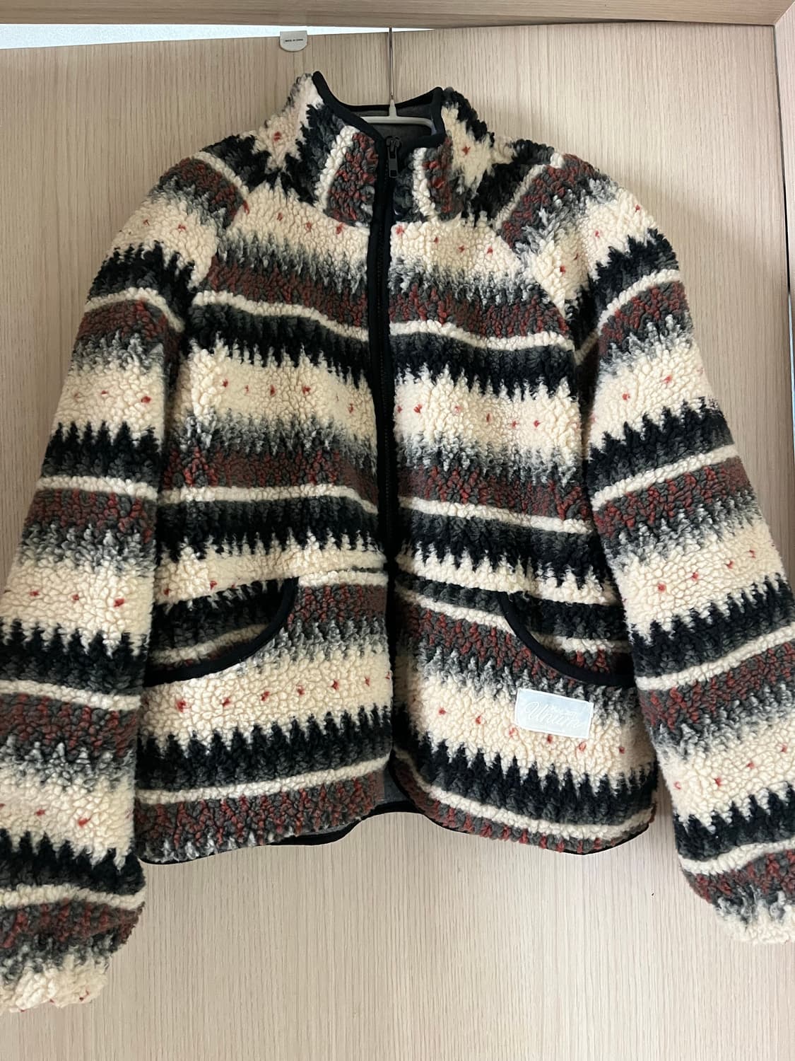 언유즈얼마켓 노르딕 덤블 자켓 후리스 플리스 상품이미지1