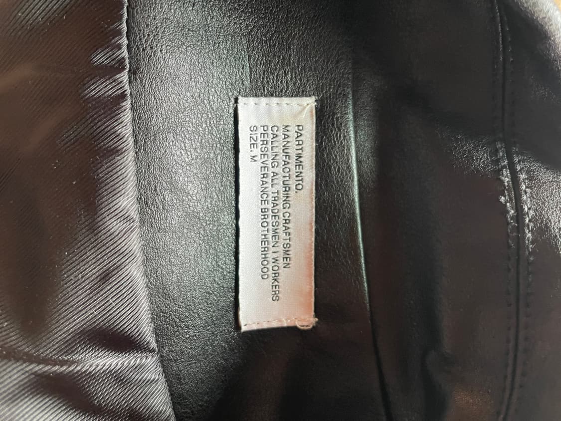 파르티멘토 비건레더 보머 자켓 상품이미지3