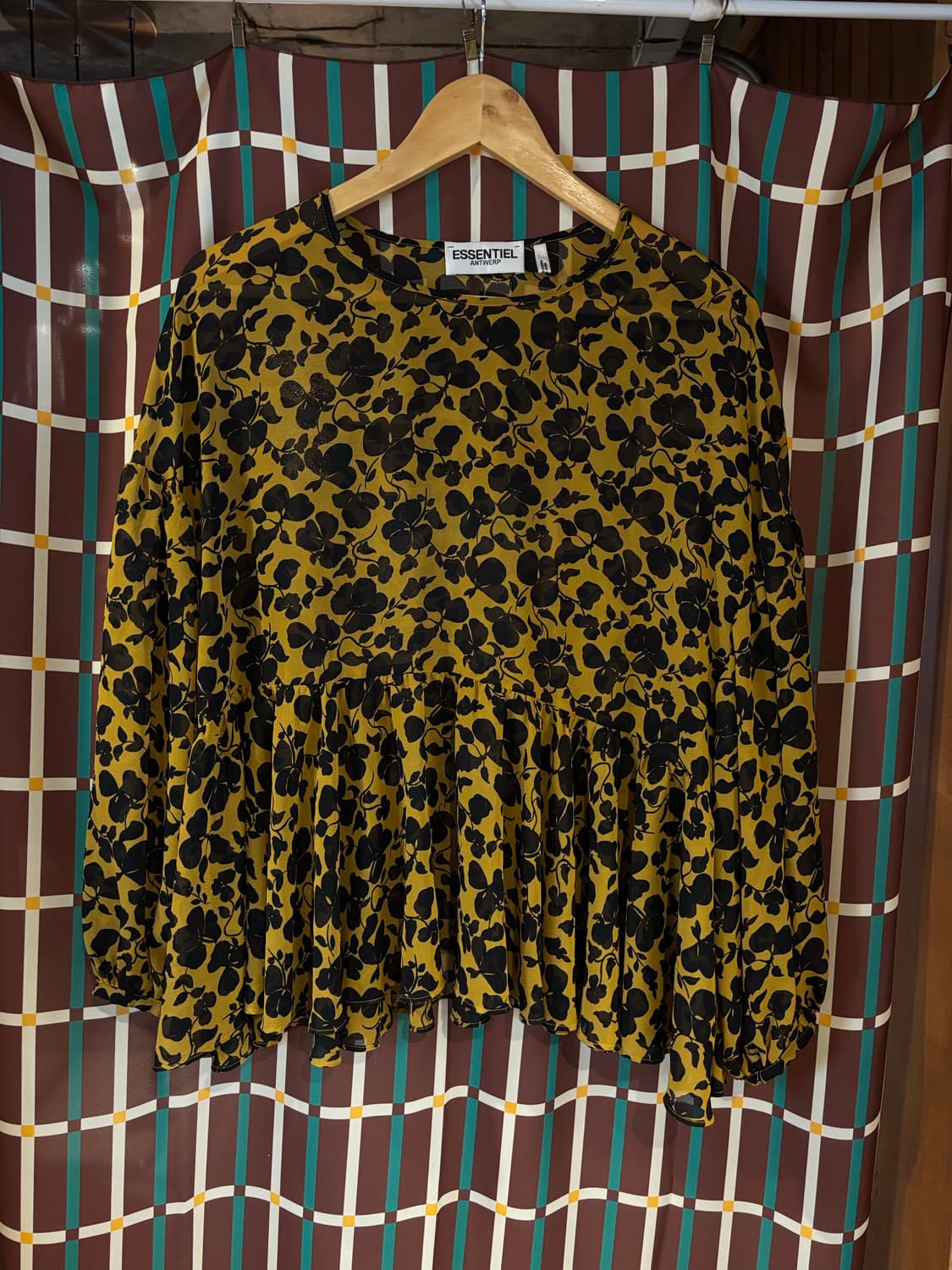 에센셜 앤트워프 플라워 패턴 블라우스 상품이미지1