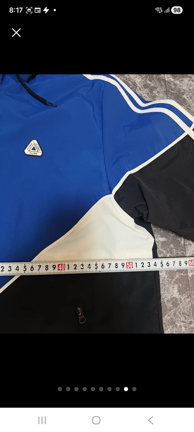 플루크(FLUKE) 배색 후드 바람막이 자켓 L  상품이미지9