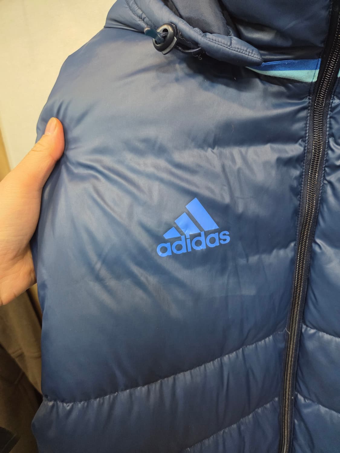 아디다스 수원삼성 블루윙즈 덕다운 롱패딩 110 상품이미지4