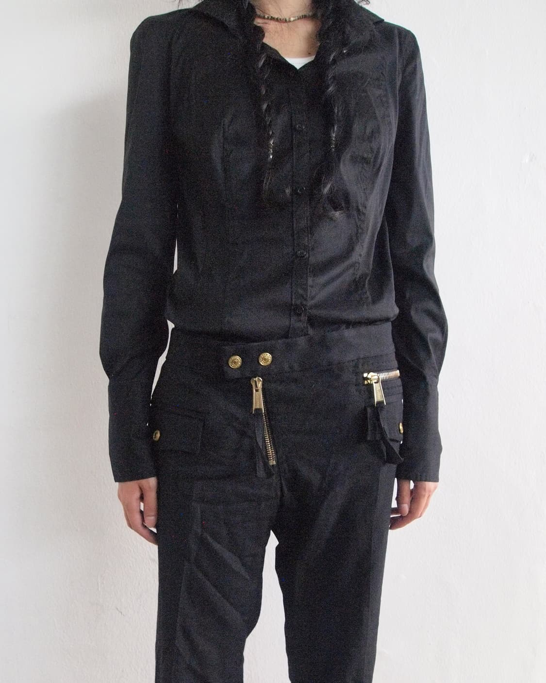 디스퀘어드2 프런트지퍼 금장 트라우져 상품이미지3