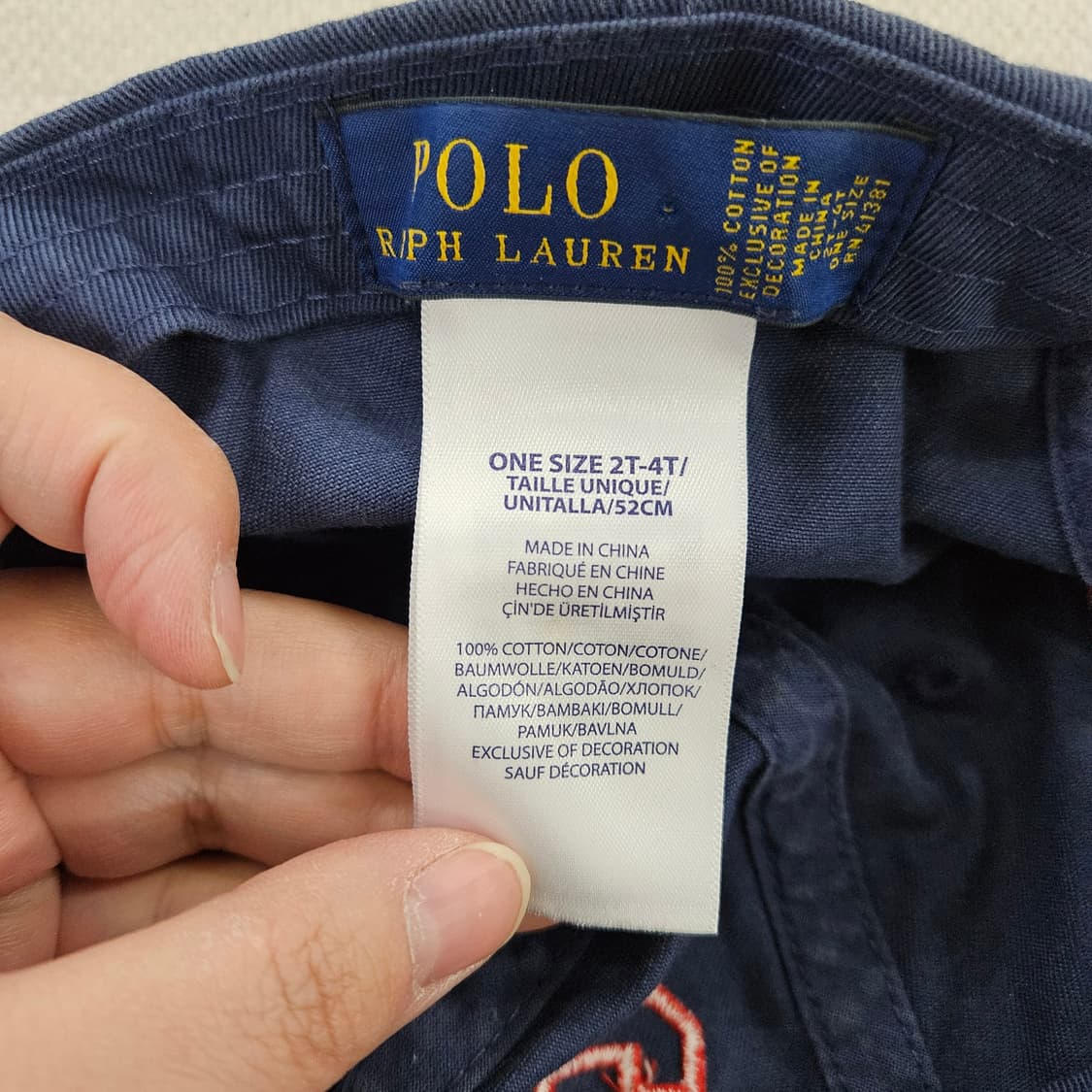 [F] 폴로 랄프로렌 레드 빅포니 코튼 치노 볼캡 모자 0120Y2 상품이미지6