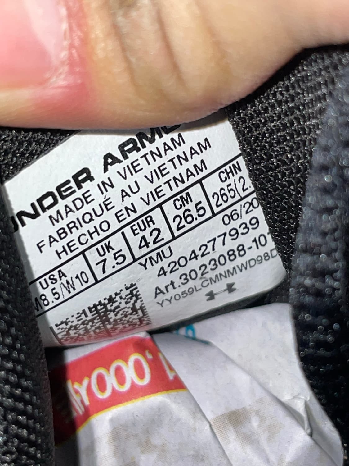 언더아머 하복 3 그레이 메탈릭 실버 265 상품이미지8