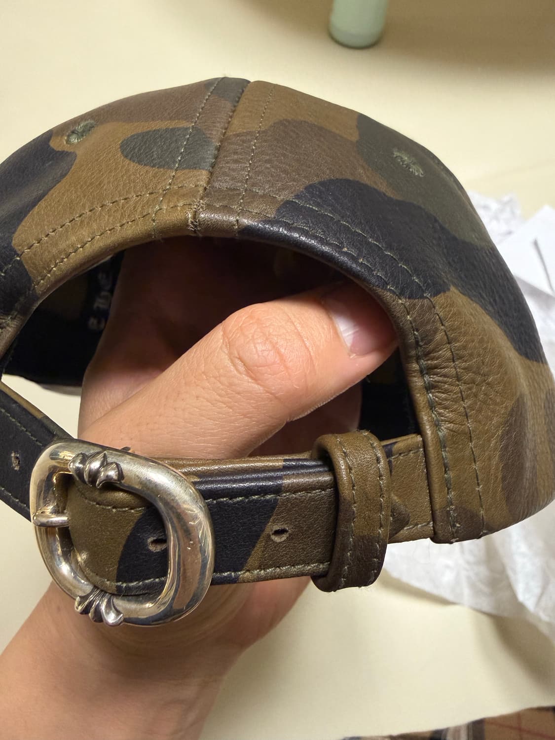 크롬하츠 레더 스타참, 건슬링어 모자 상품이미지4