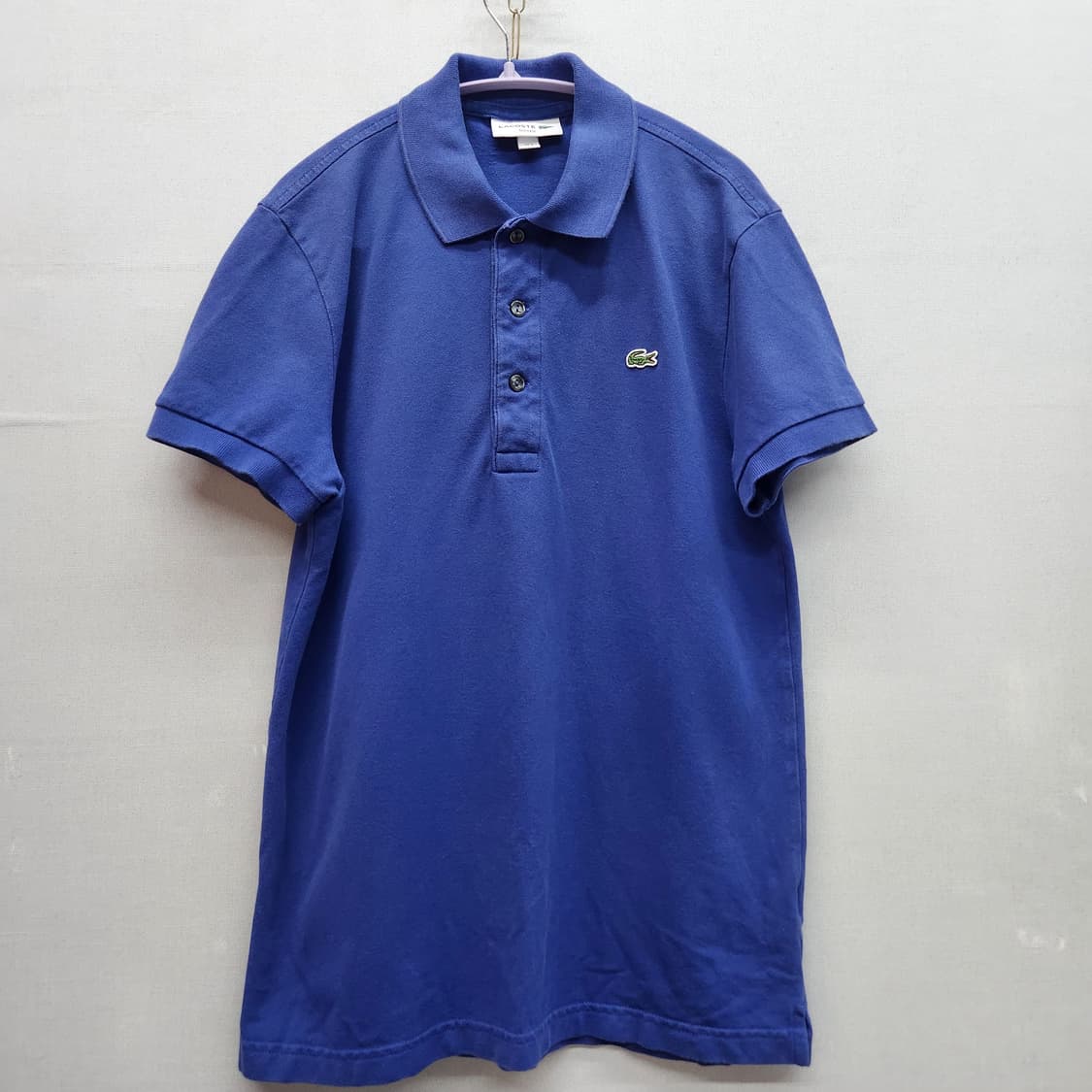 라코스테 로고 슬림핏 반팔카라 S(S) 상품이미지1