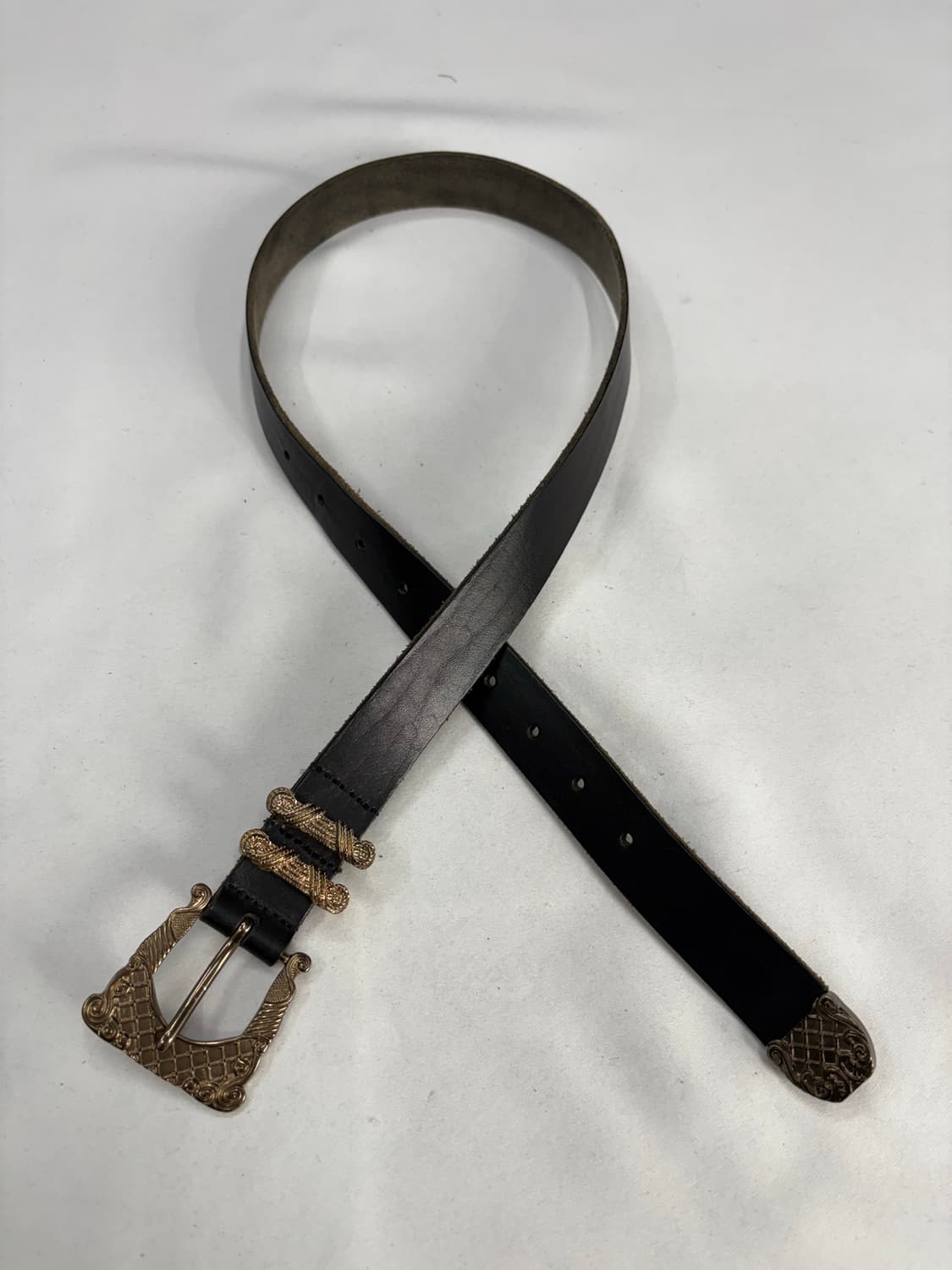 빈티지 웨스턴 콜드 버클 벨트 상품이미지3