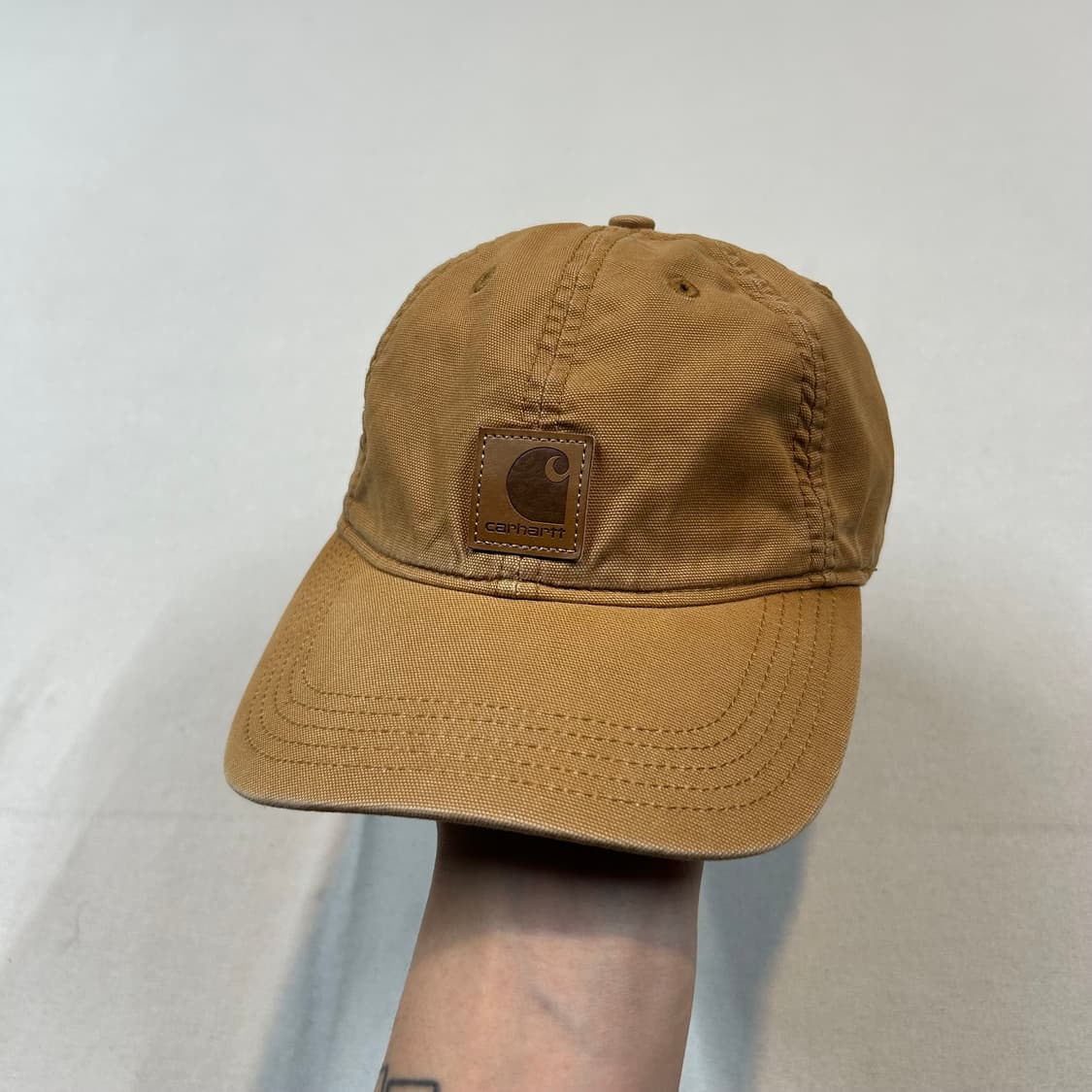 칼하트 워크웨어 볼캡 모자 브라운 상품이미지1