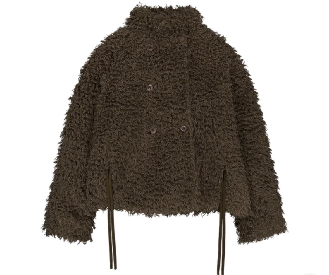 코이세이오 퍼자켓 브라운 (실제 제품사진ㅇ) 상품이미지1