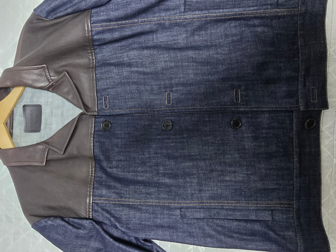 프라다(prada) 레더 패널 데님 자켓 상품이미지3