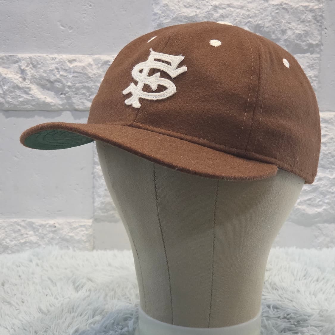 p1-8:에베츠필드 빈티지 플란넬 캡 브라운 USA(56-60) 상품이미지5