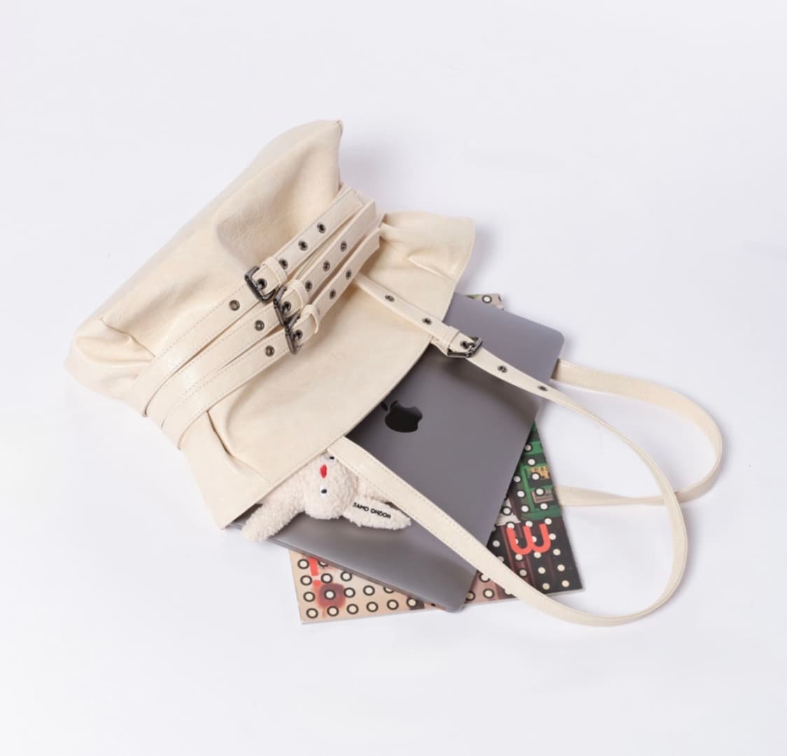 (단종)세이모 온도 트리플 벨트 백 브라운 상품이미지1