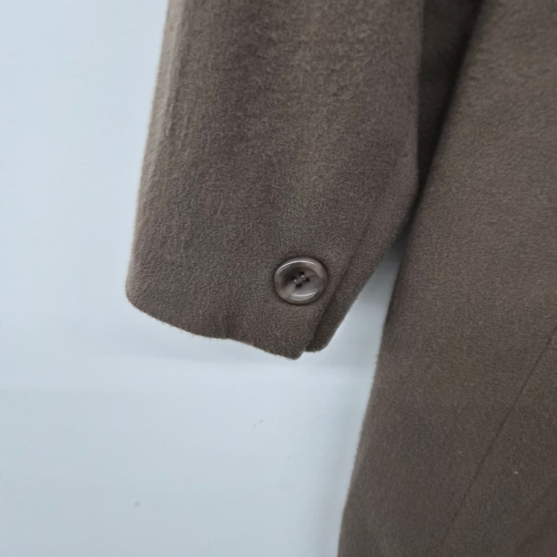 캐시미어 100% 브라운 롱 코트 여성 M 상품이미지9