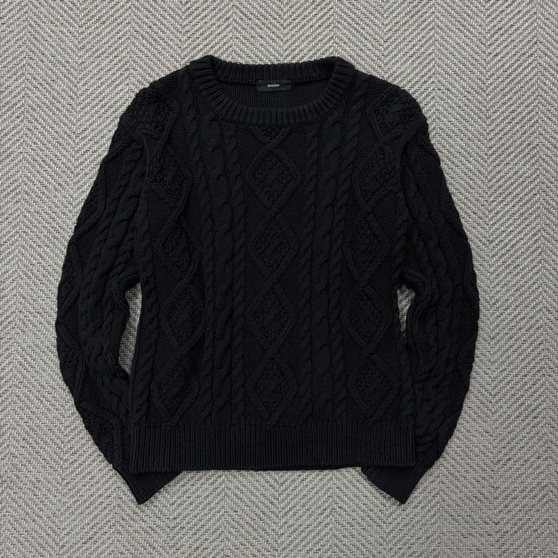 에모다 코튼 니트 스웨터 v1419 상품이미지1