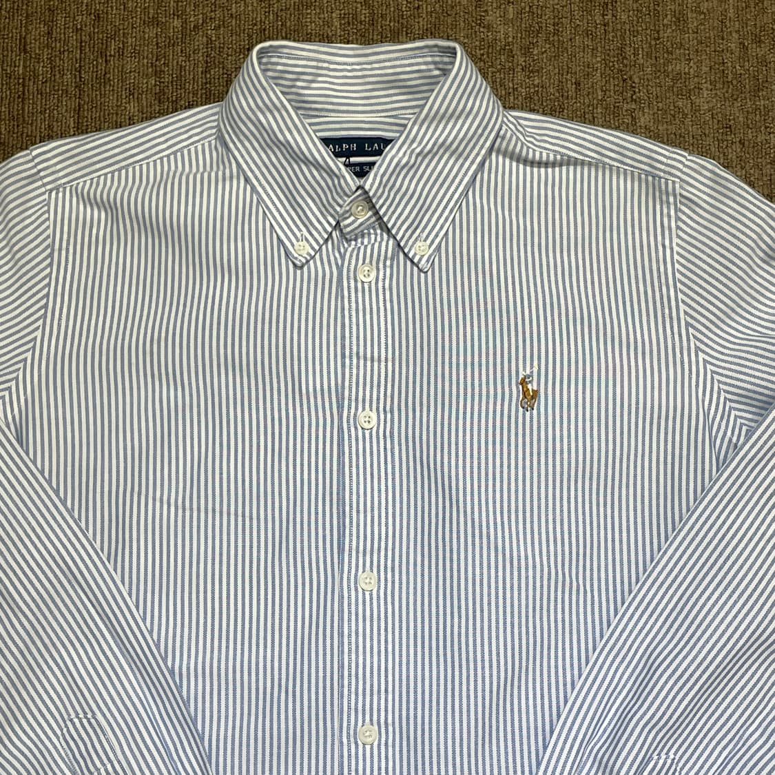 상품명  / (8) POLO 폴로 랄프로렌 스트라이프 셔츠 슬림핏 상품이미지7