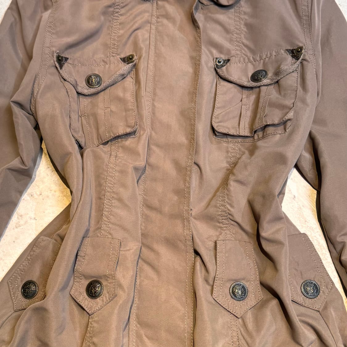 빅 포켓 밀리터리 자켓 상품이미지4