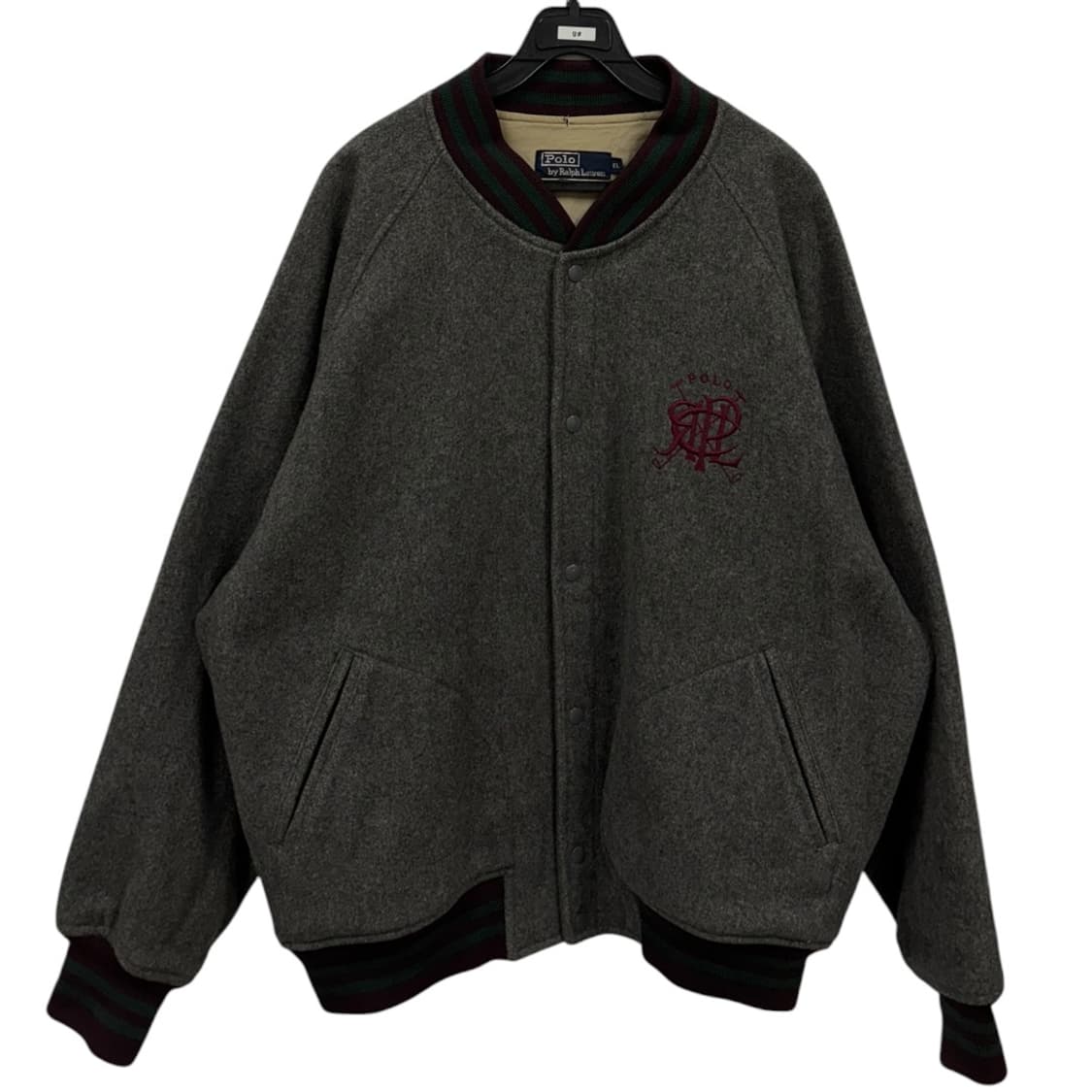 폴로랄프로렌 90s 올드스쿨 모직 바시티 스타디움 자켓 상품이미지1