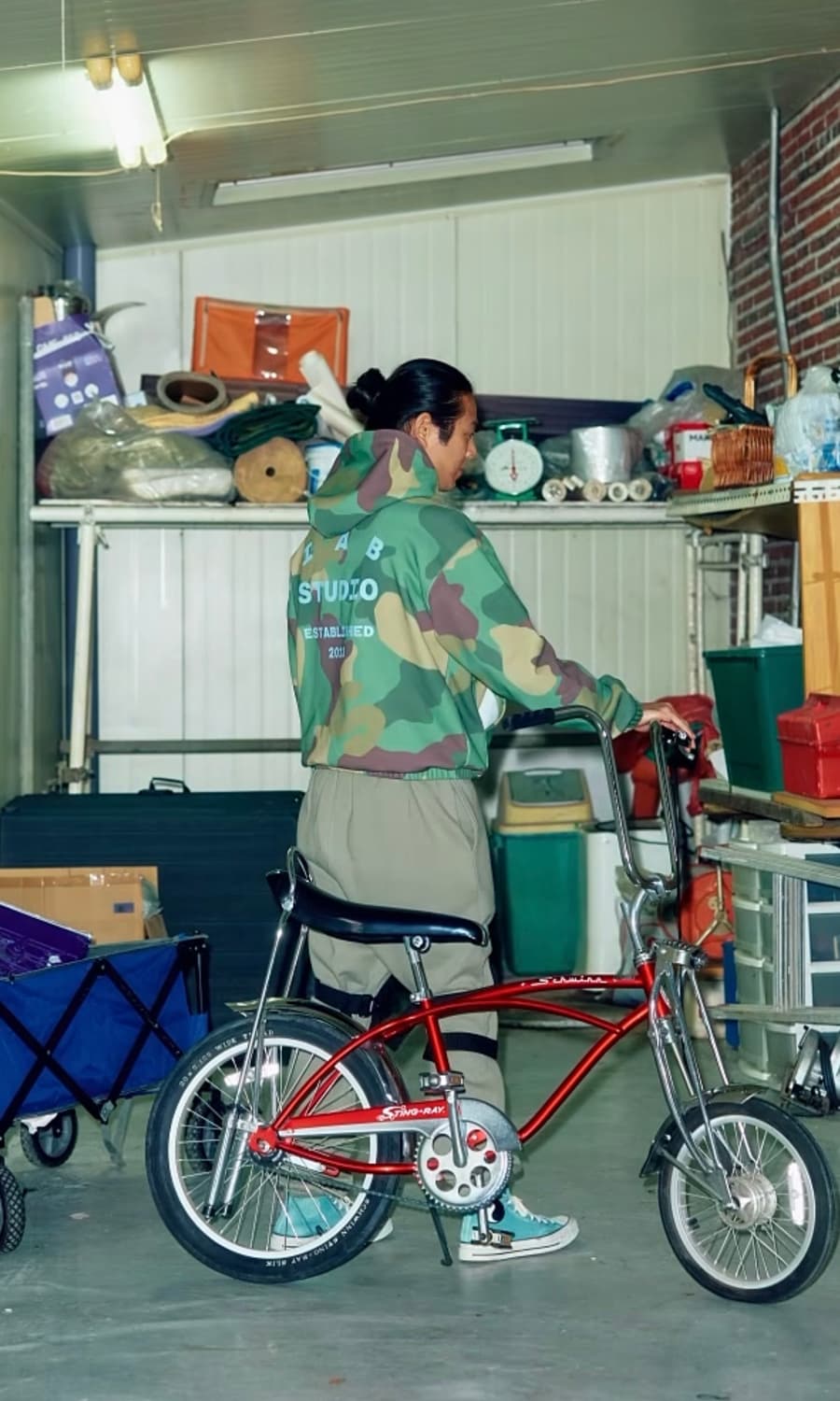 XL) 아이앱 스튜디오 x 기묘한 이야기 헌터 카모 후드 상품이미지3