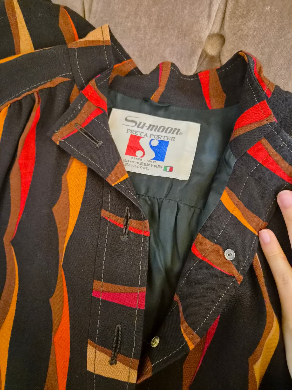 Su moon 일본수입 여성 패턴울원피스 9사이즈 상품이미지6