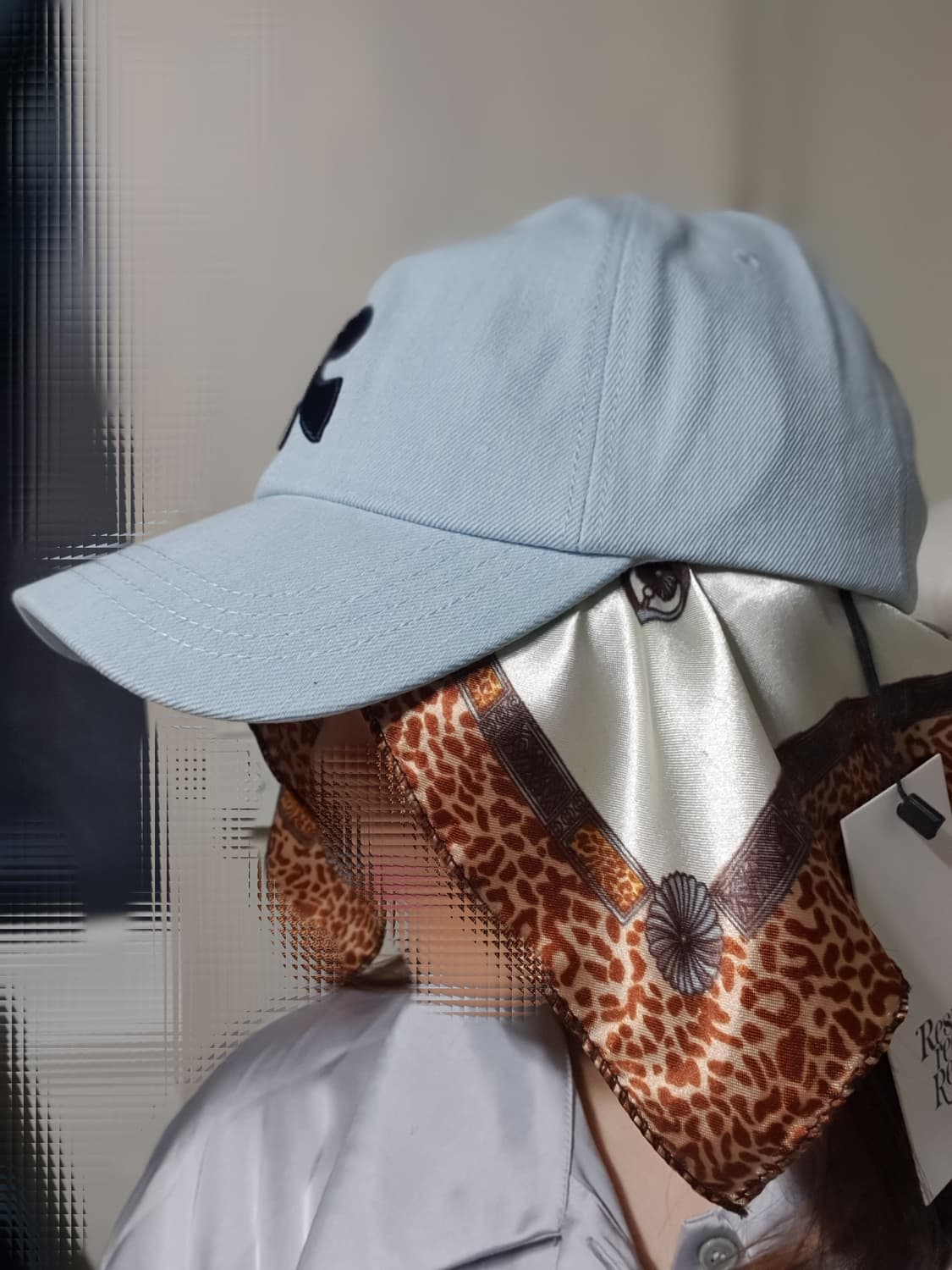 라이트블루 연청 레스트앤레크레이션 데님 볼캡 모자 상품이미지10