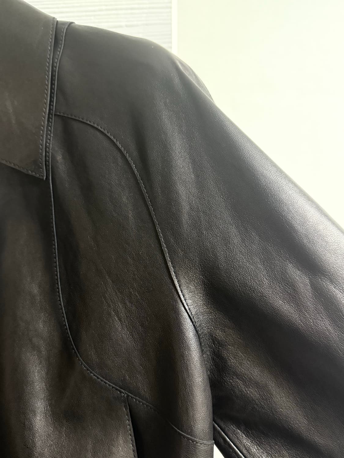 에토스 크롭 레더 새상품 상품이미지5