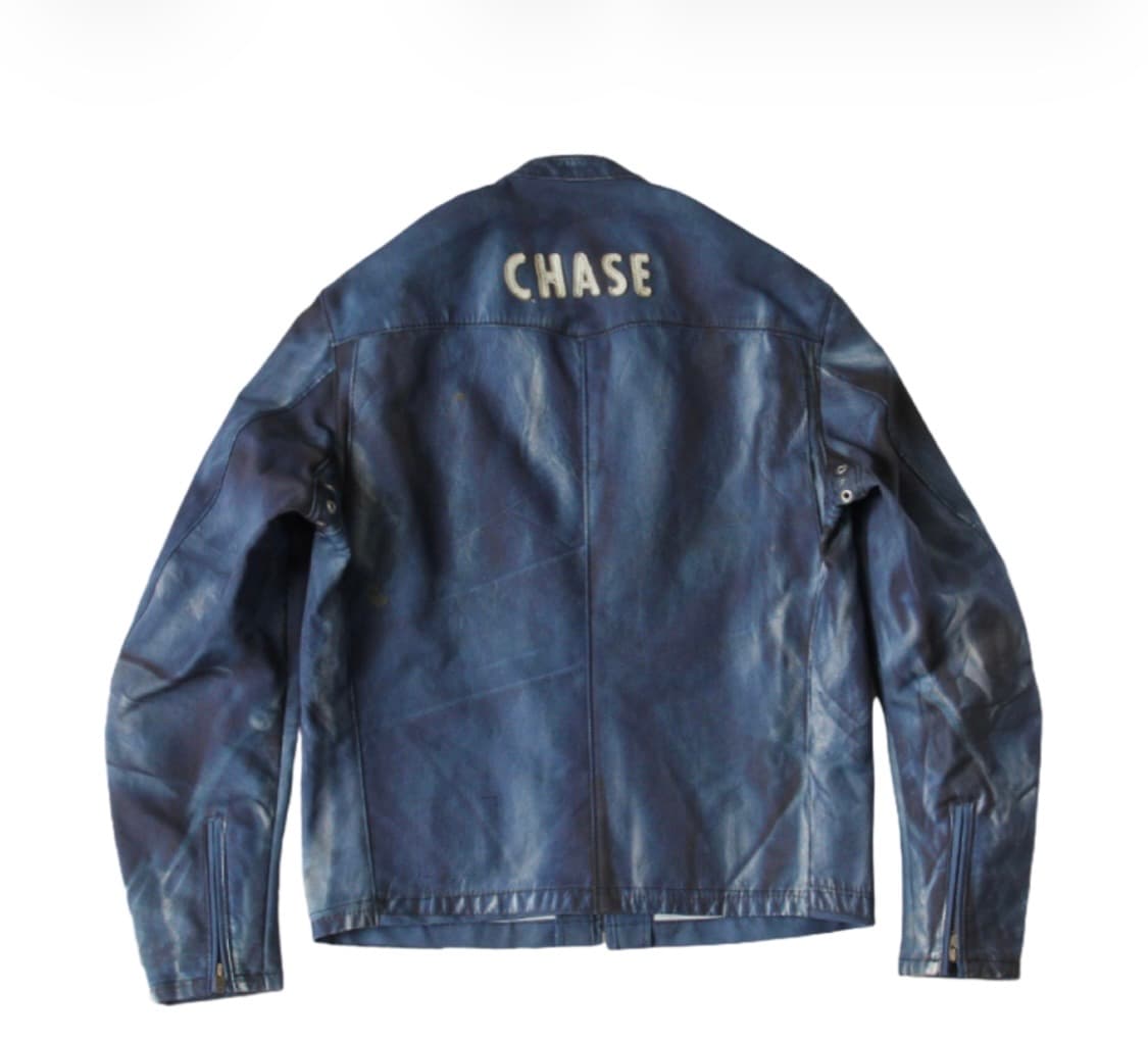 [M]준야와타나베 베르베르진 베이츠 프린팅 레더자켓 상품이미지2