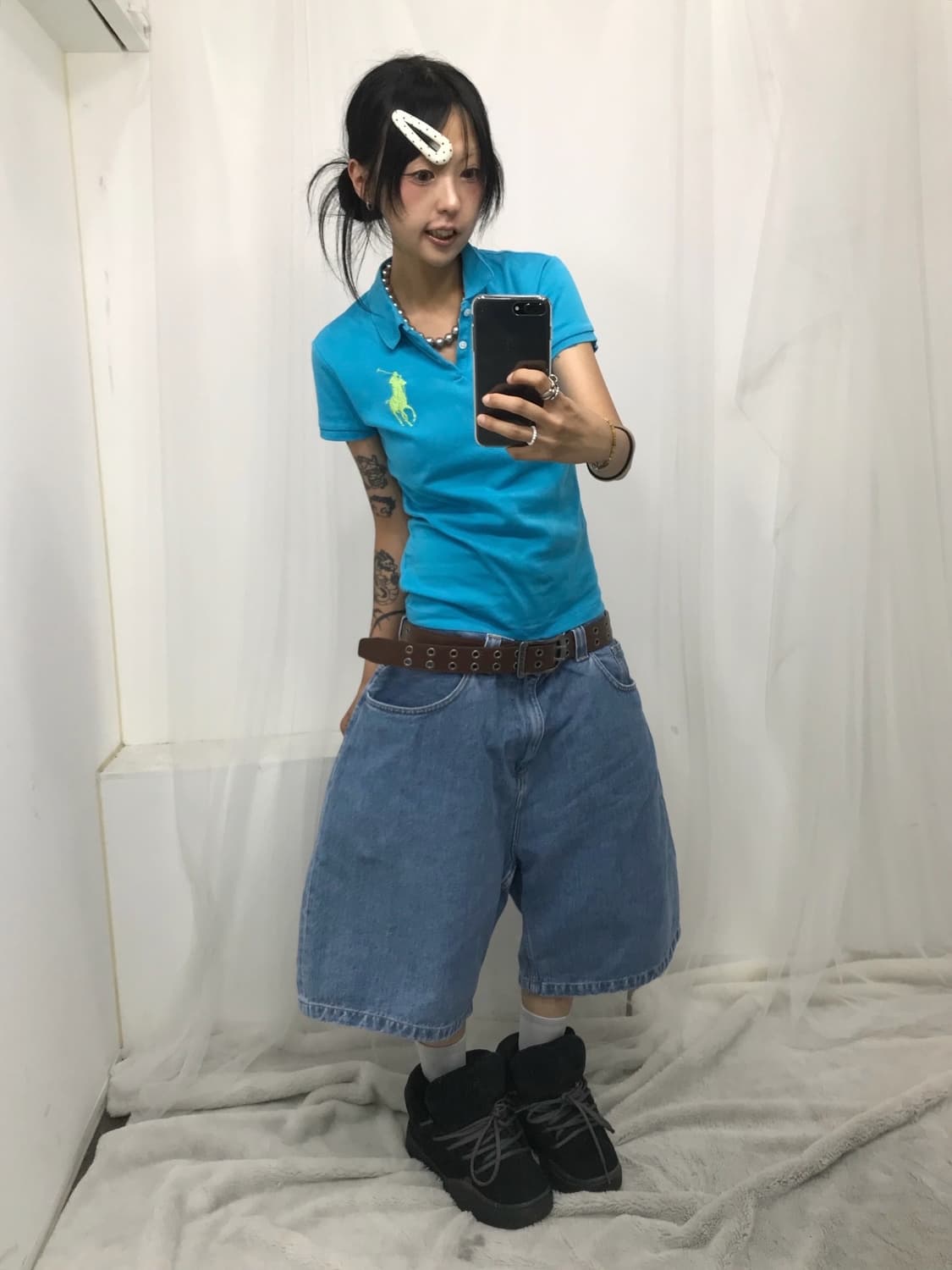 Polo Big Pony “Mint" PK T-shirt 상품이미지4